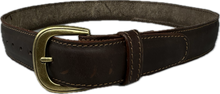 Load image into Gallery viewer, Leather Belt - Chocolate Brown
