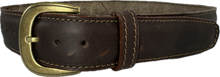 Load image into Gallery viewer, Leather Belt - Chocolate Brown
